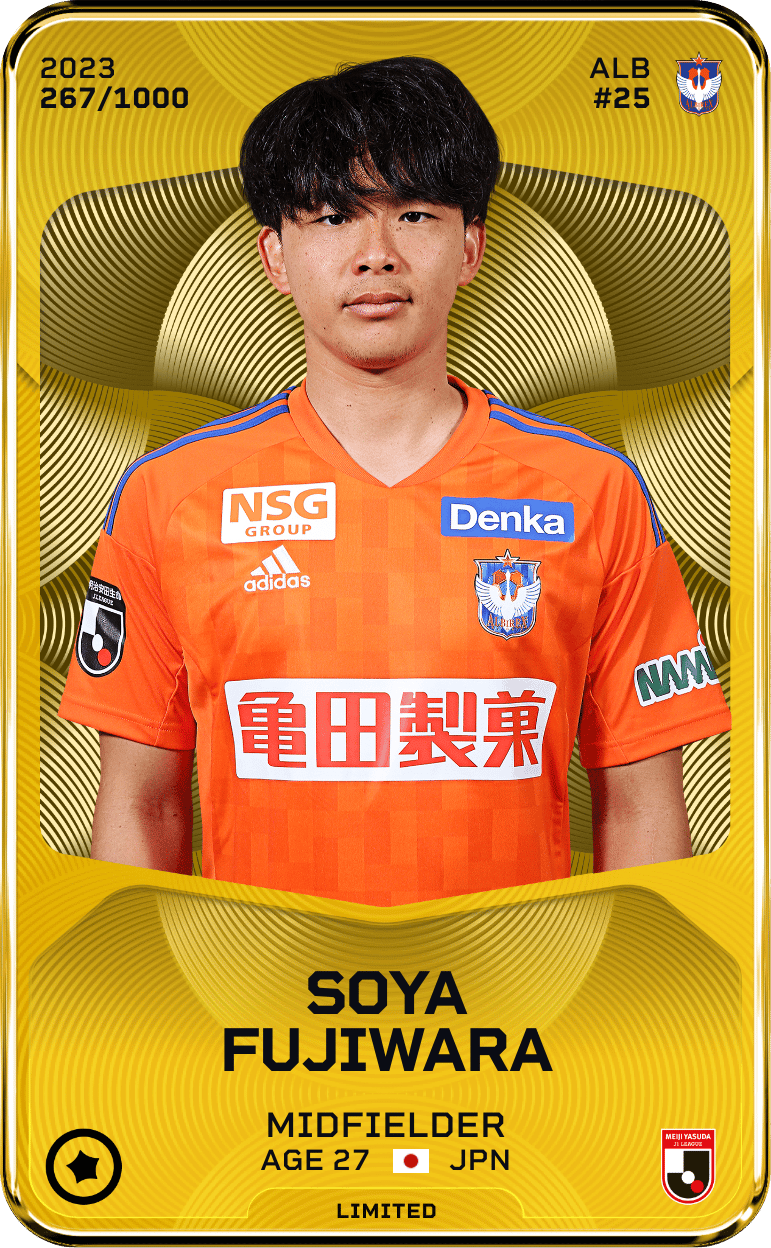 Soya Fujiwara 2023-24 • Limited 267/1000
