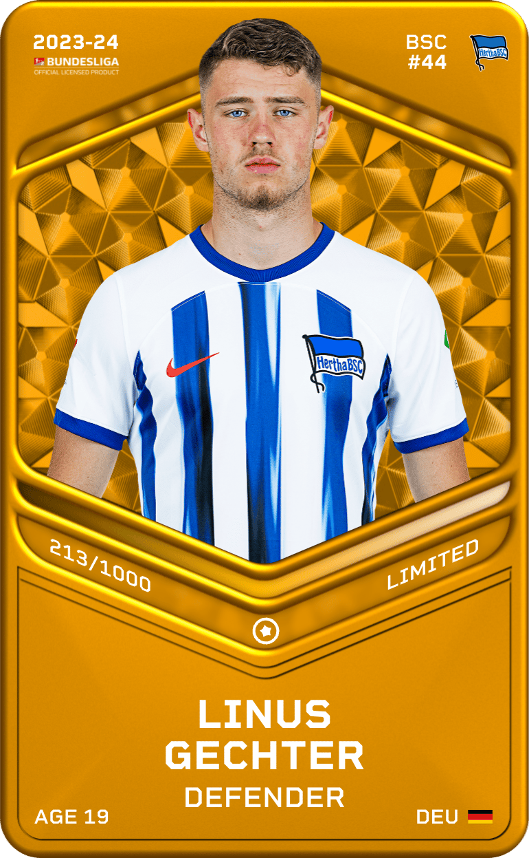 Linus Gechter 2023-24 • Limited 213/1000