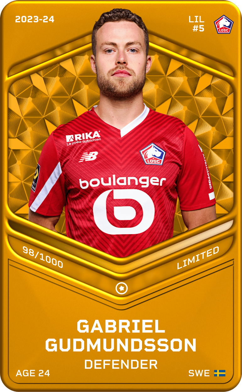 Gabriel Gudmundsson 2023-24 • Limited 98/1000