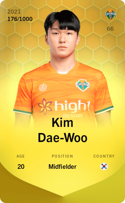 Kim Dae-Woo 2021-22 • Limited 176/1000
