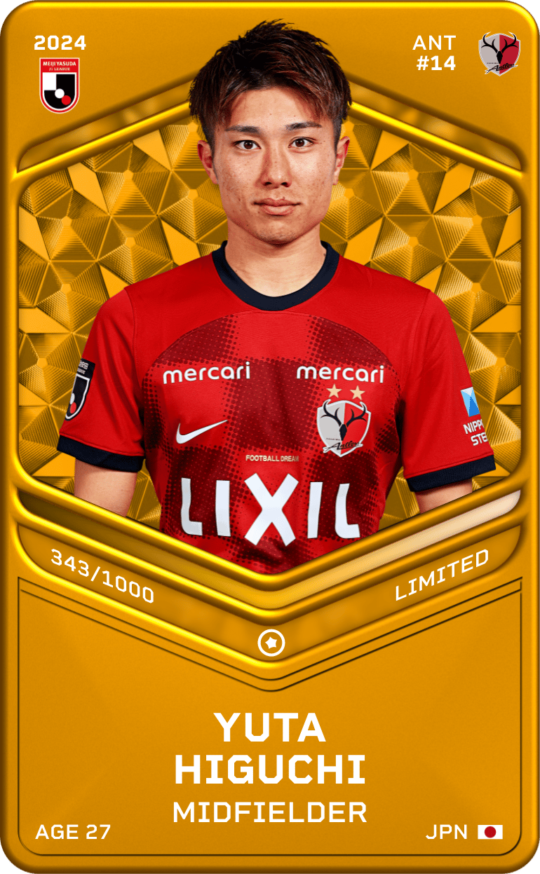 Yuta Higuchi 2024-25 • Limited 343/1000