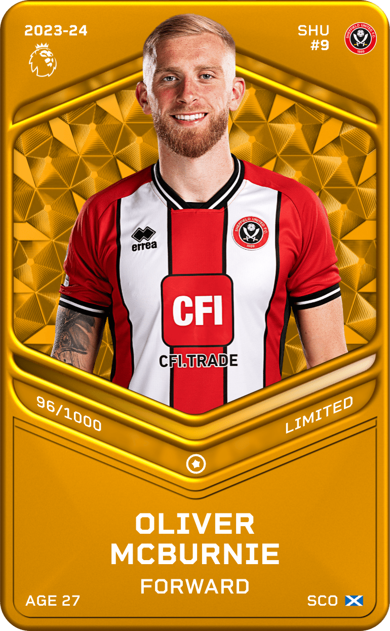 Oliver McBurnie 2023-24 • Limited 96/1000
