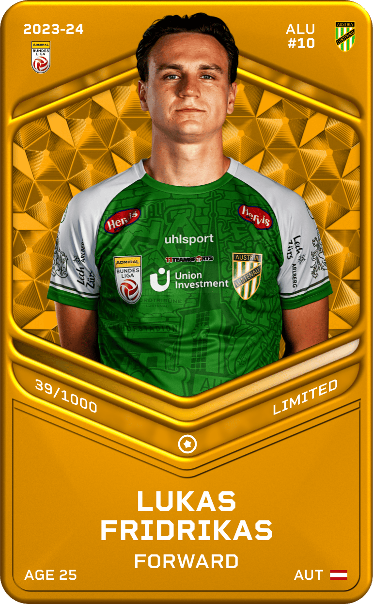 Lukas Fridrikas 2023-24 • Limited 39/1000