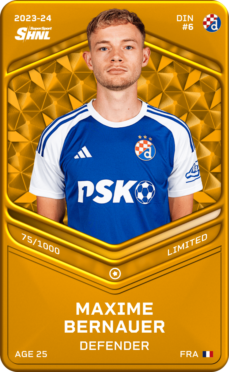Maxime Bernauer 2023-24 • Limited 75/1000