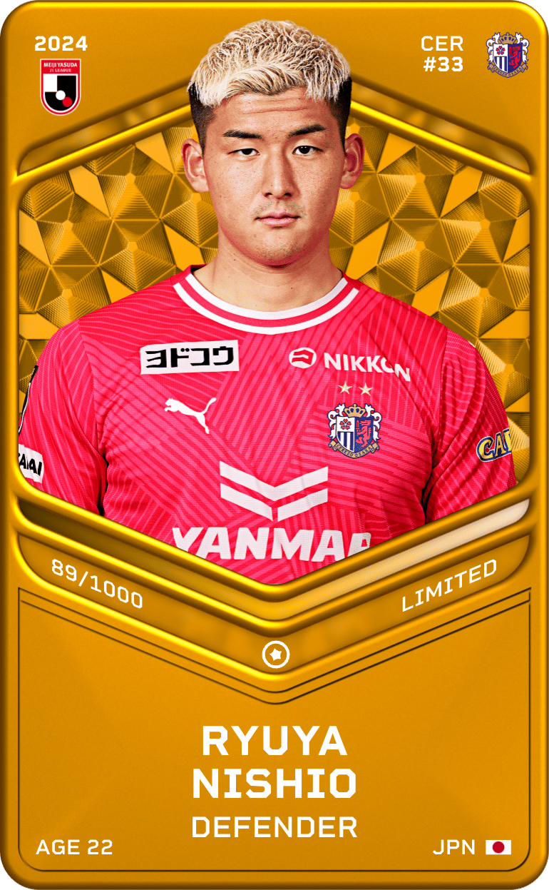 Ryuya Nishio 2024-25 • Limited 89/1000