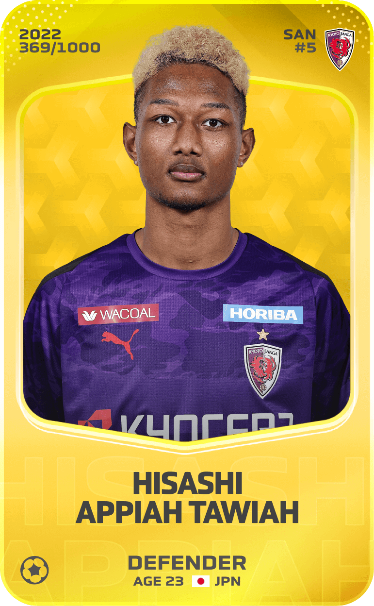 Hisashi Appiah Tawiah 2022-23 • Limited 369/1000
