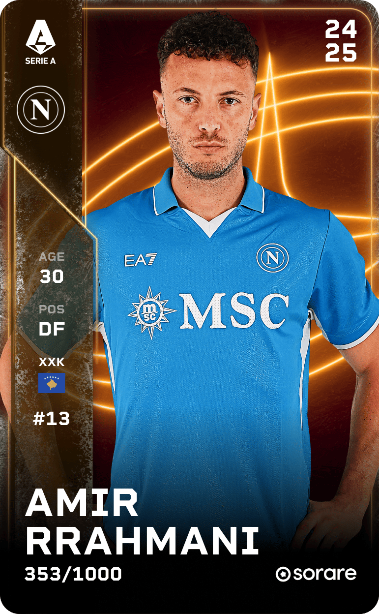 Amir Rrahmani 2024-25 • Limited 353/1000