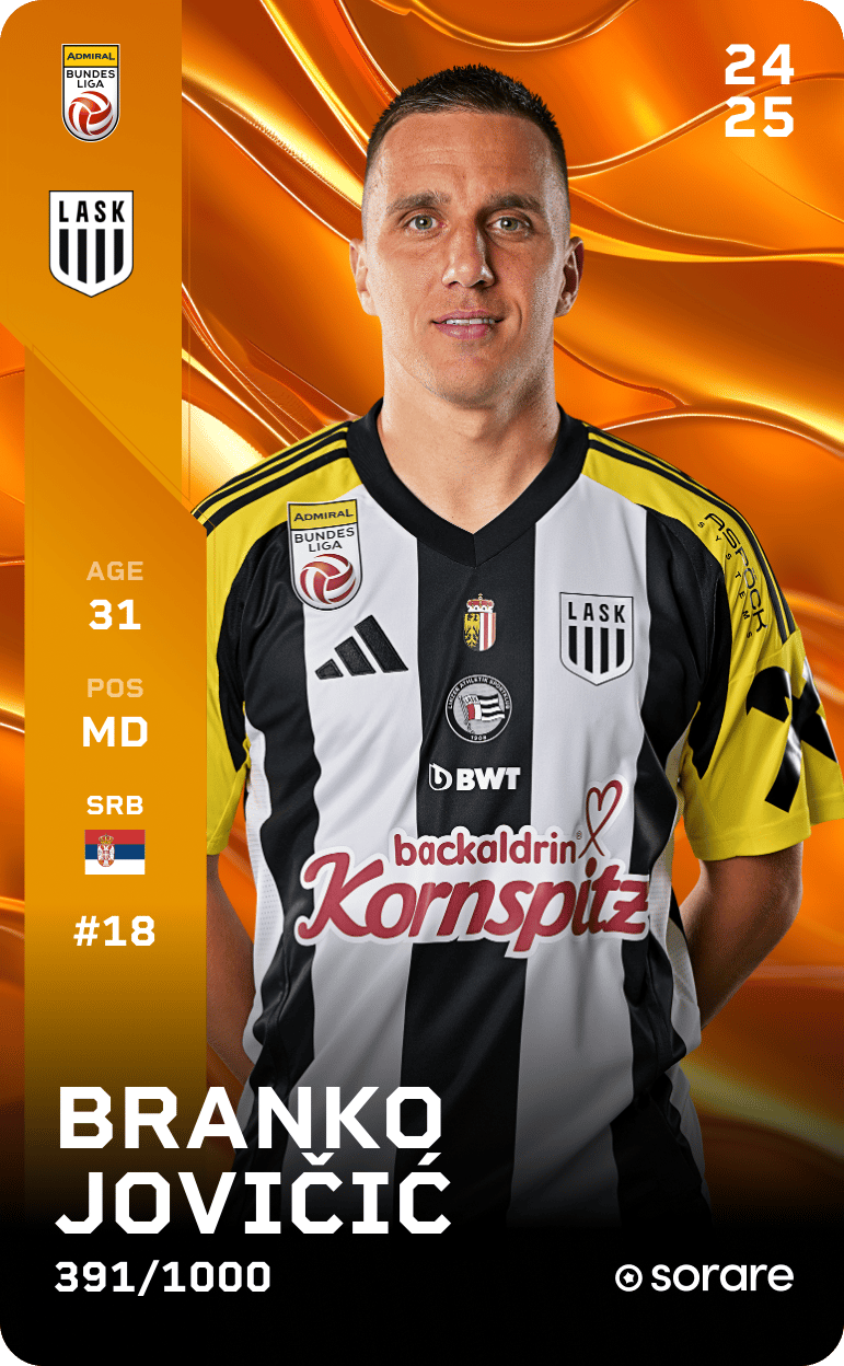 Branko Jovičić 2024-25 • Limited 391/1000