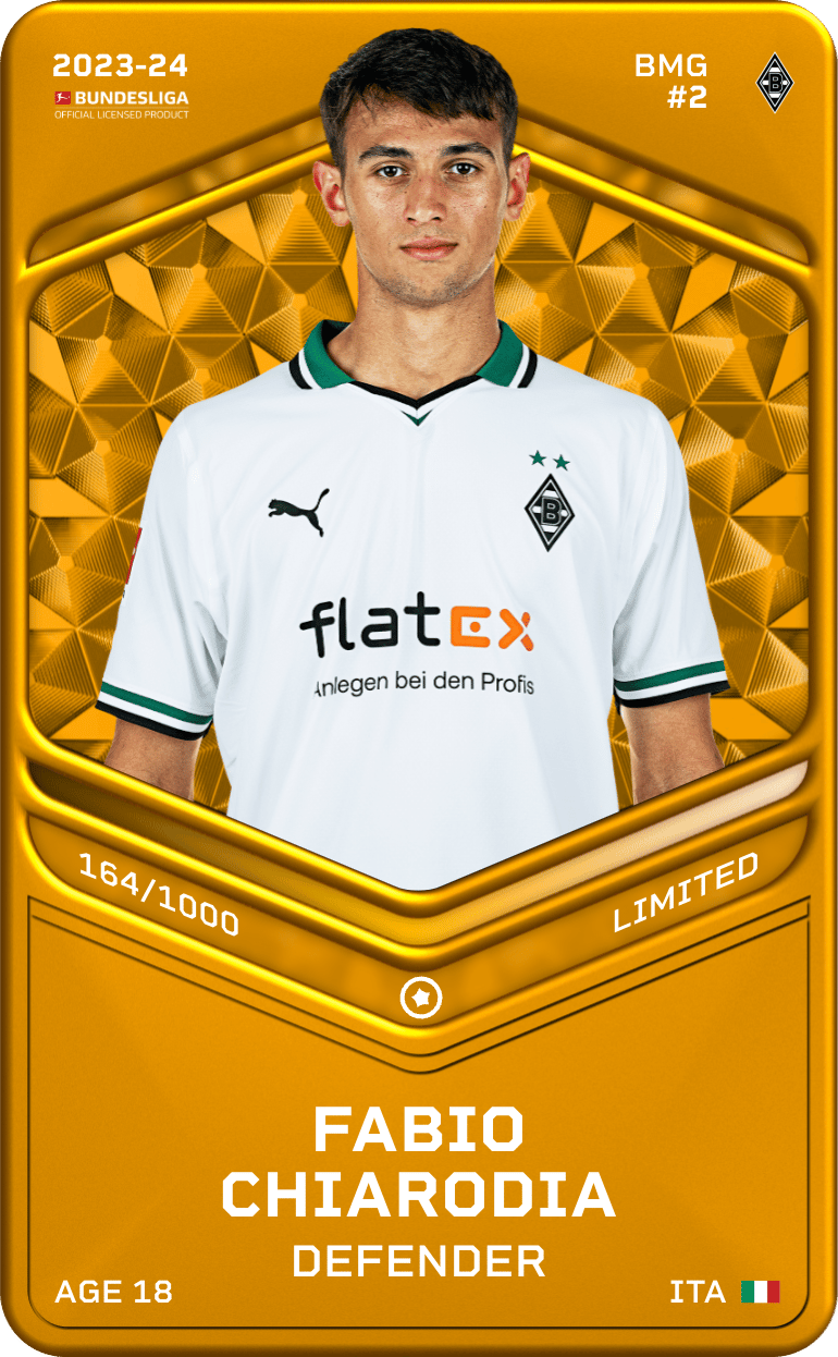 Fabio Chiarodia 2023-24 • Limited 164/1000