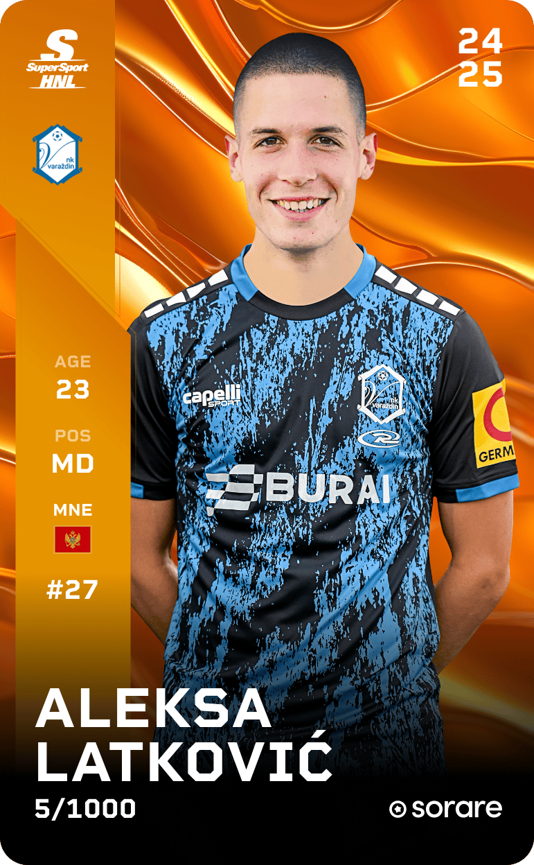 Aleksa Latković 2024-25 • Limited 5/1000