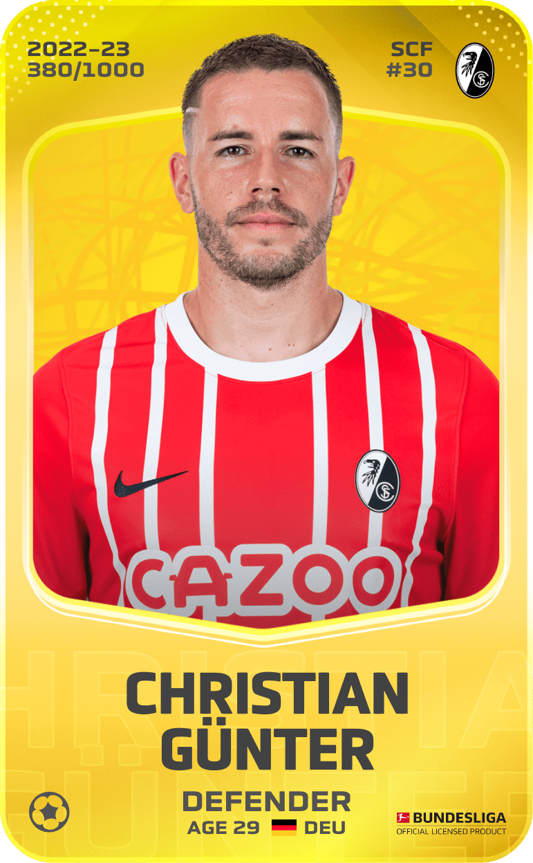 Christian Günter 2022-23 • Limited 380/1000