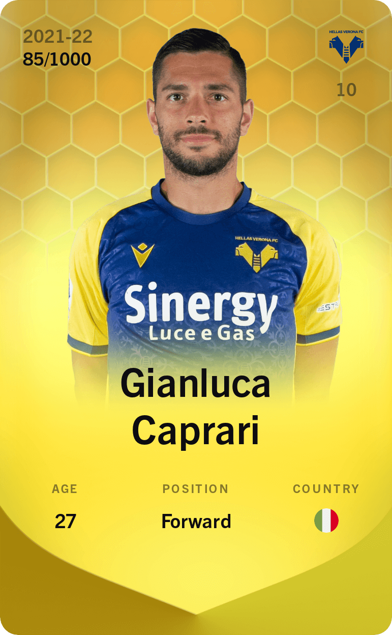 Gianluca Caprari 2021-22 • Limited 85/1000