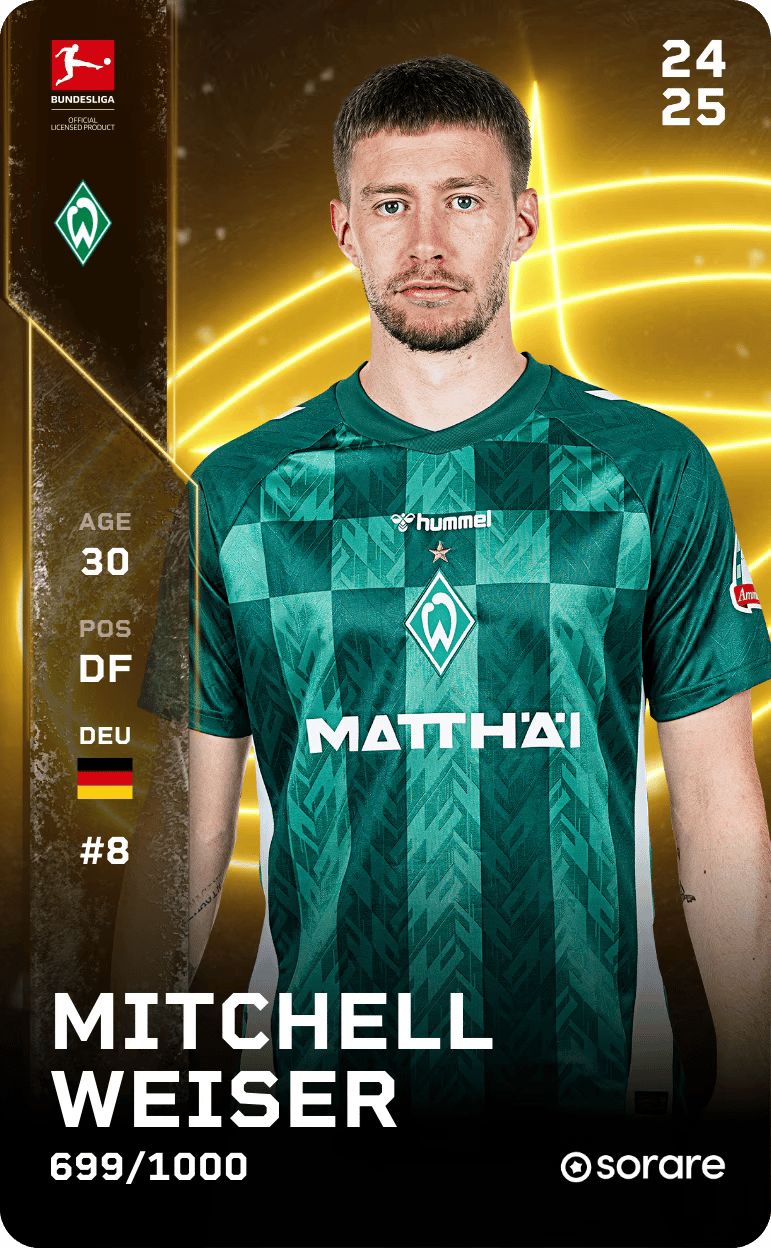 Mitchell Weiser 2024-25 • Limited 699/1000
