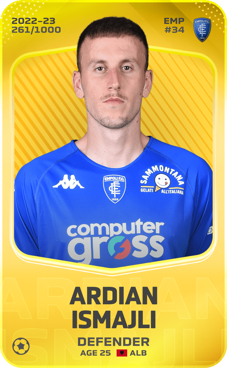 Ardian Ismajli 2022-23 • Limited 261/1000