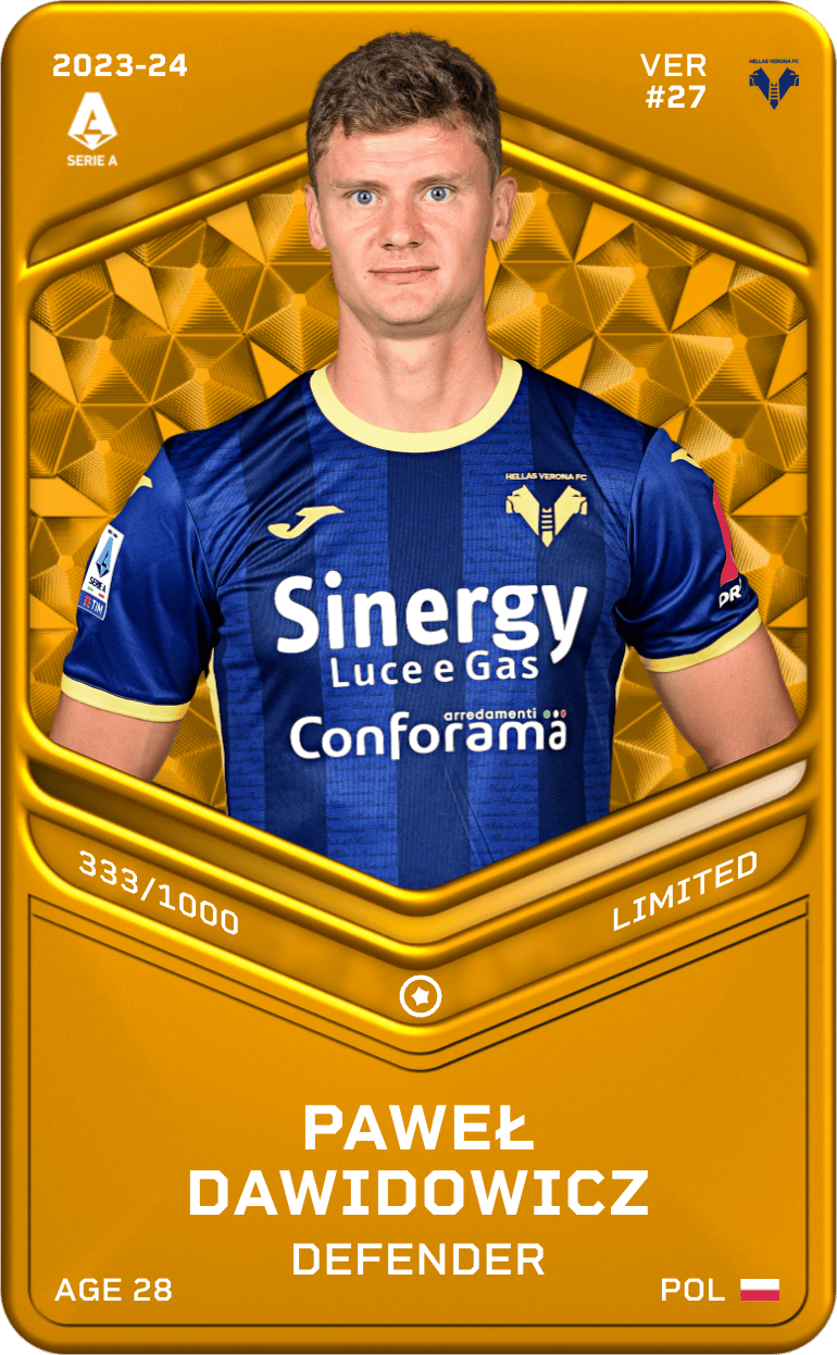 Paweł Dawidowicz 2023-24 • Limited 333/1000