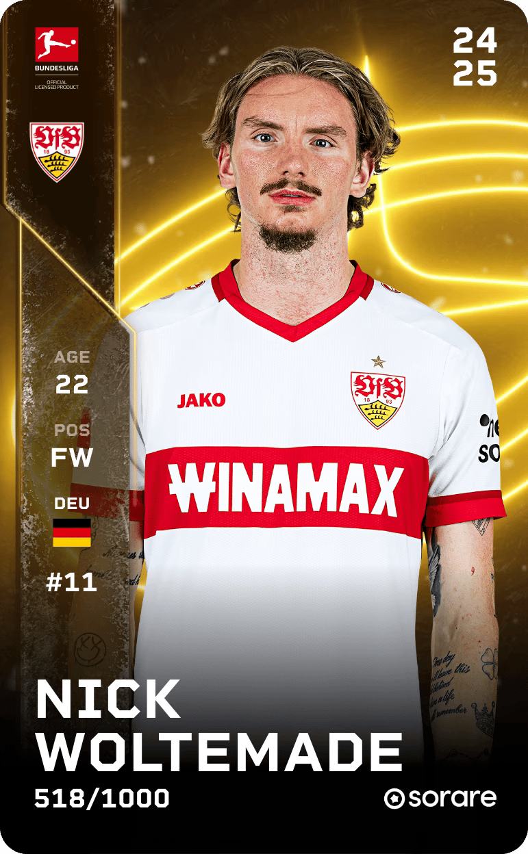 Nick Woltemade 2024-25 • Limited 518/1000