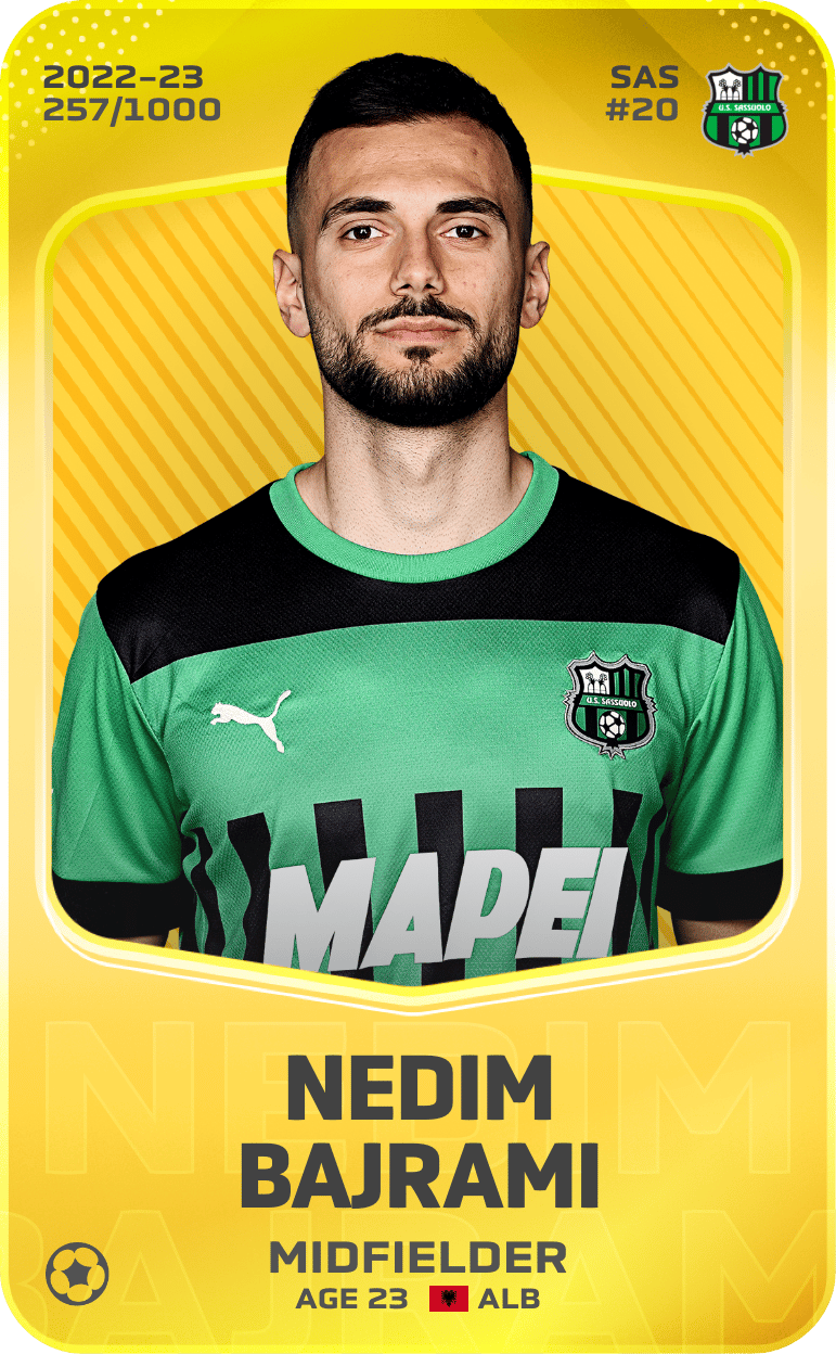 Nedim Bajrami 2022-23 • Limited 257/1000