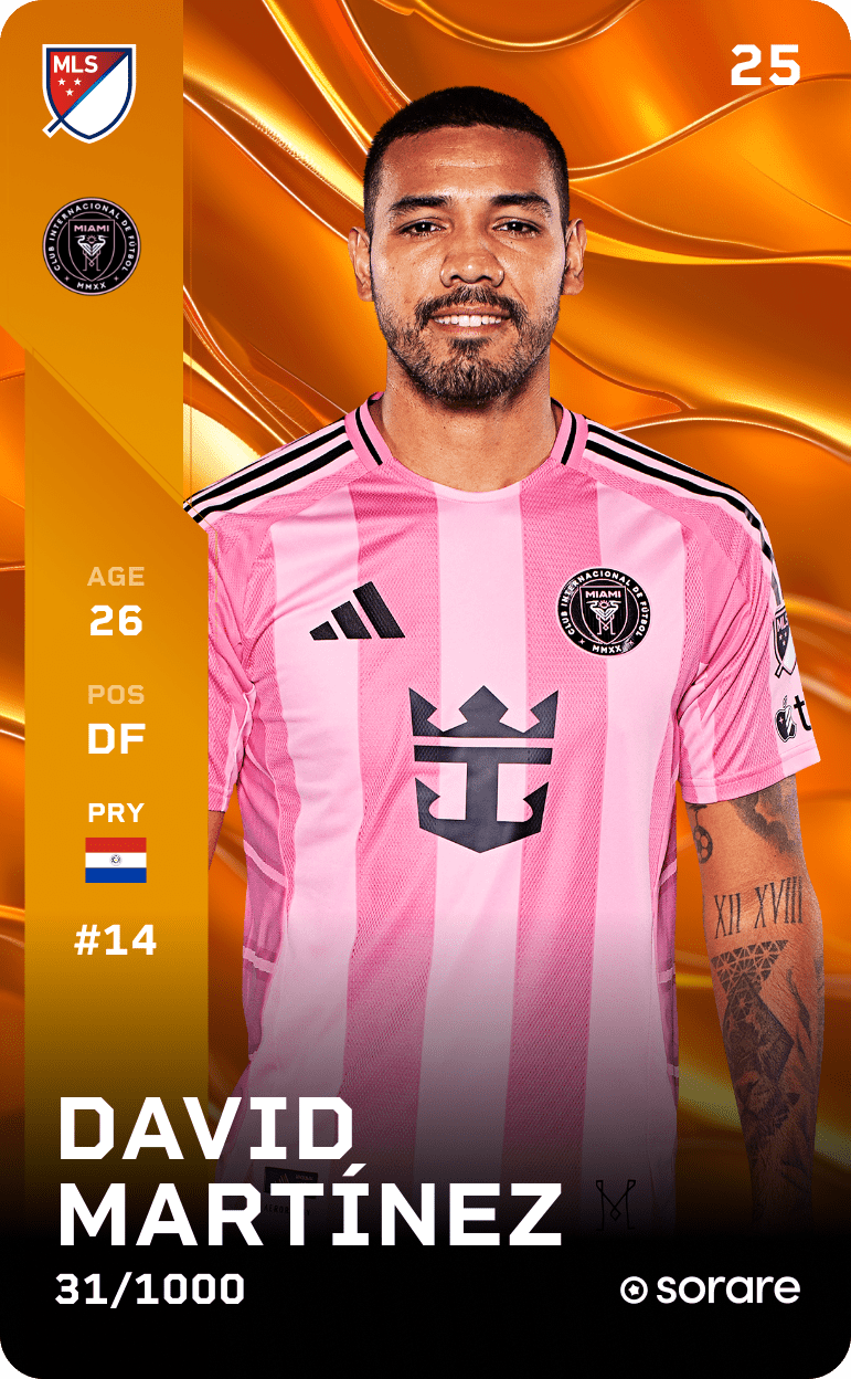 David Martínez 2025-26 • Limited 31/1000