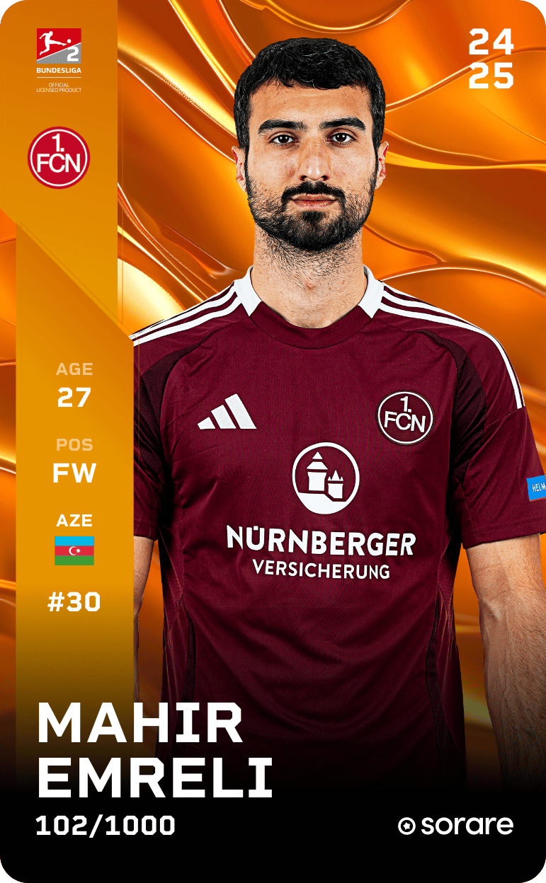 Mahir Emreli 2024-25 • Limited 102/1000