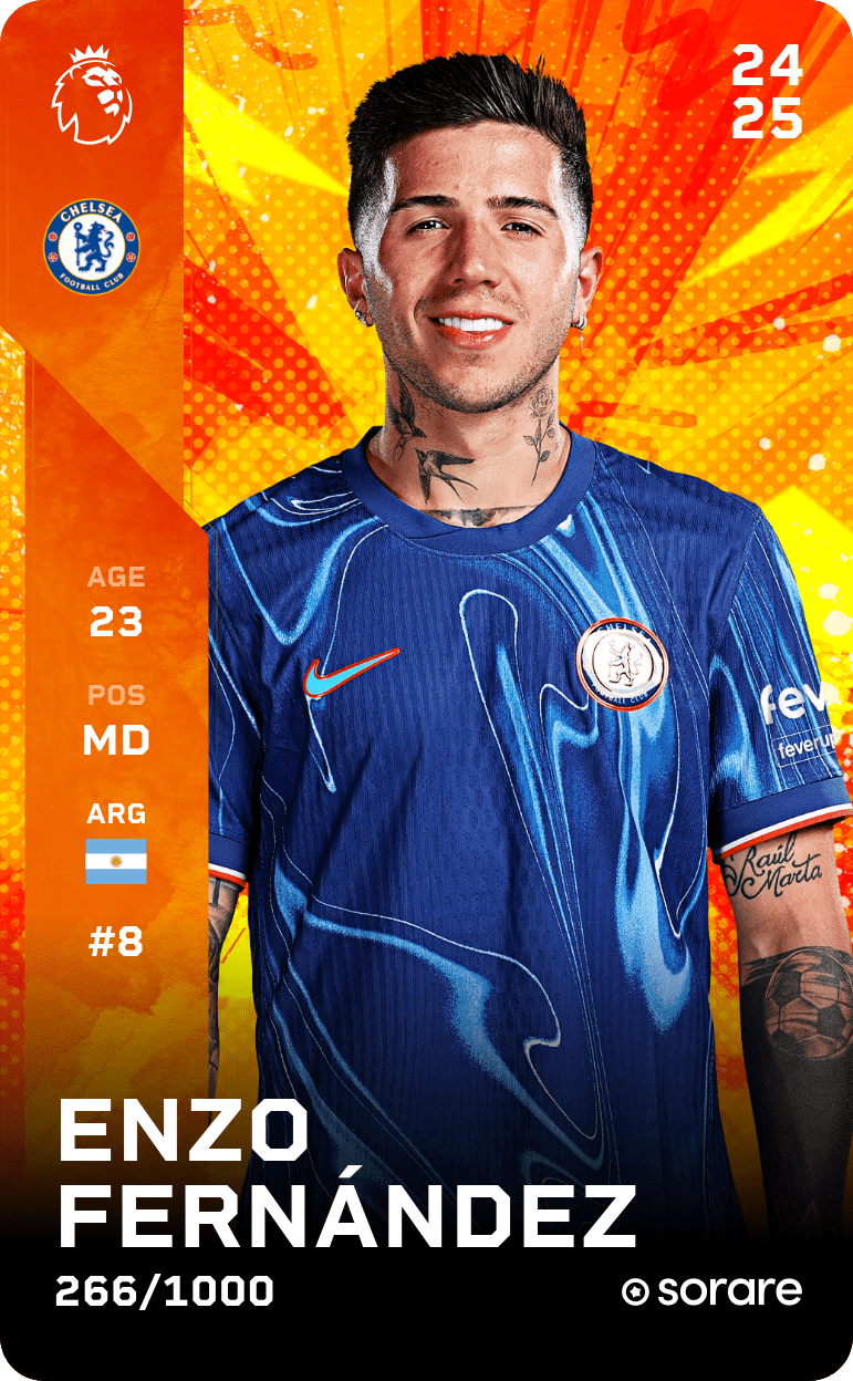 Enzo Fernández 2024-25 • Limited 266/1000
