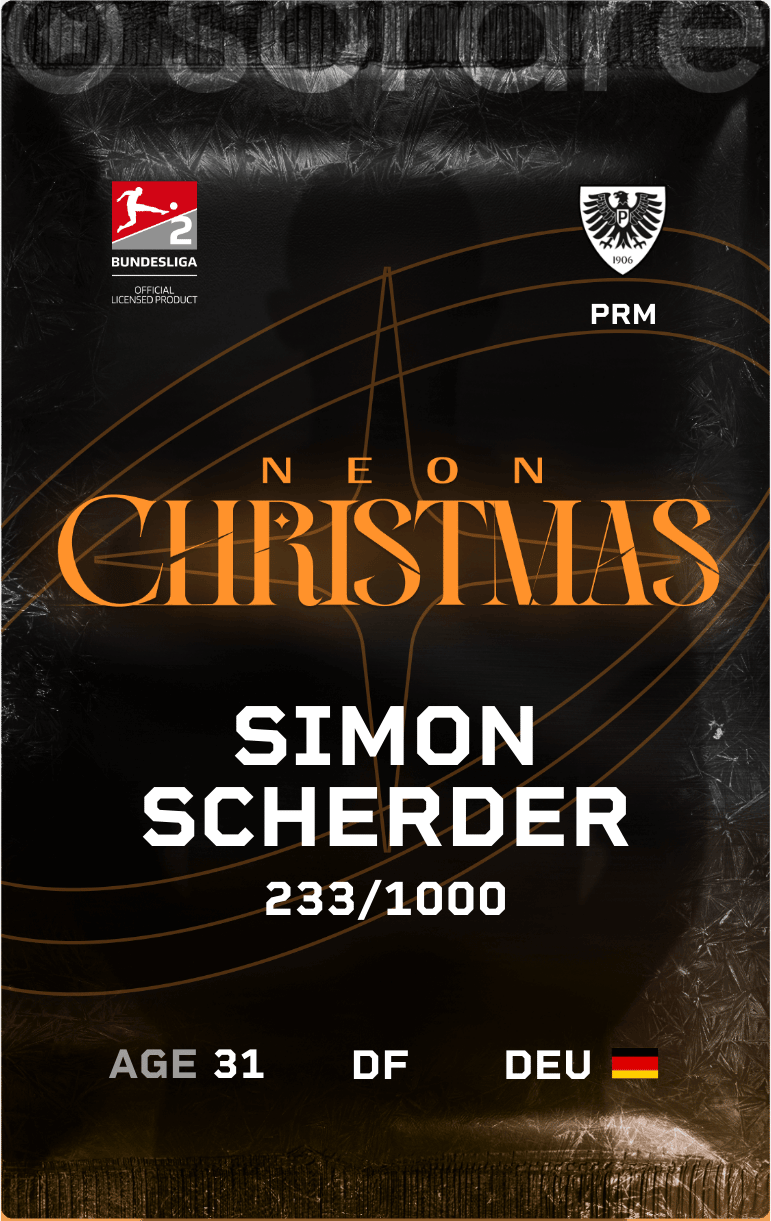 Simon Scherder 2024-25 • Limited 233/1000