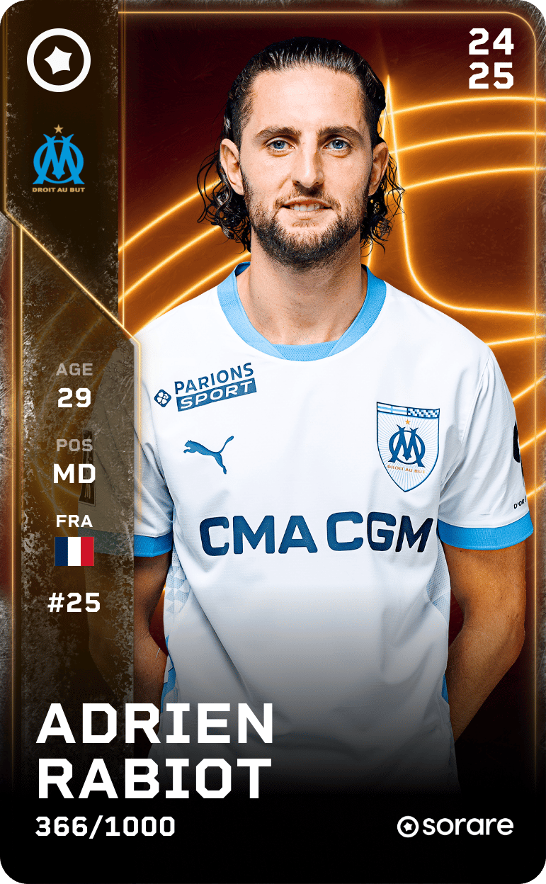 Adrien Rabiot 2024-25 • Limited 366/1000