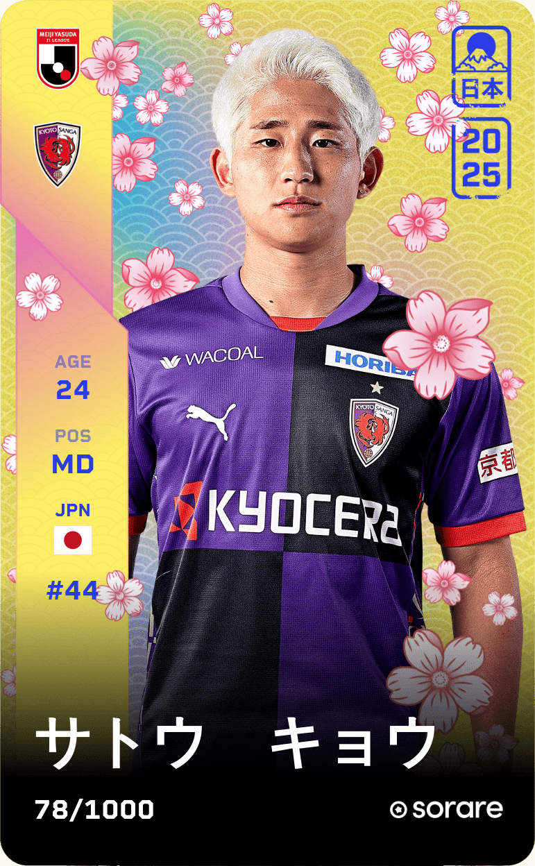 Kyo Sato 2025-26 • Limited 78/1000