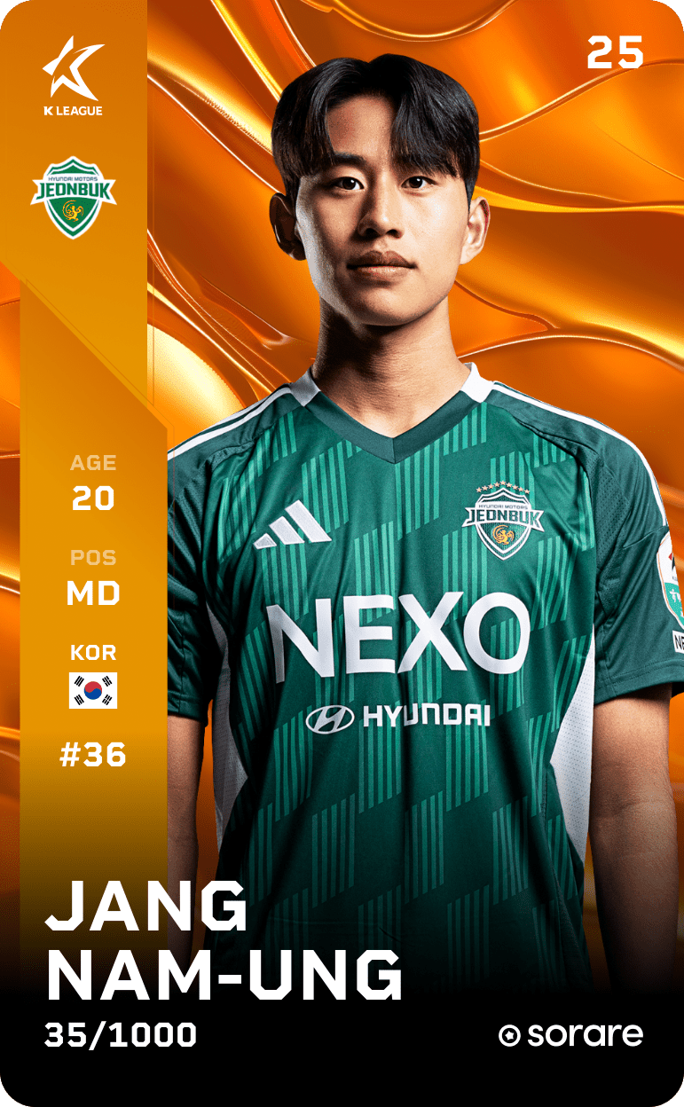 Jang Nam-Ung 2025-26 • Limited 35/1000