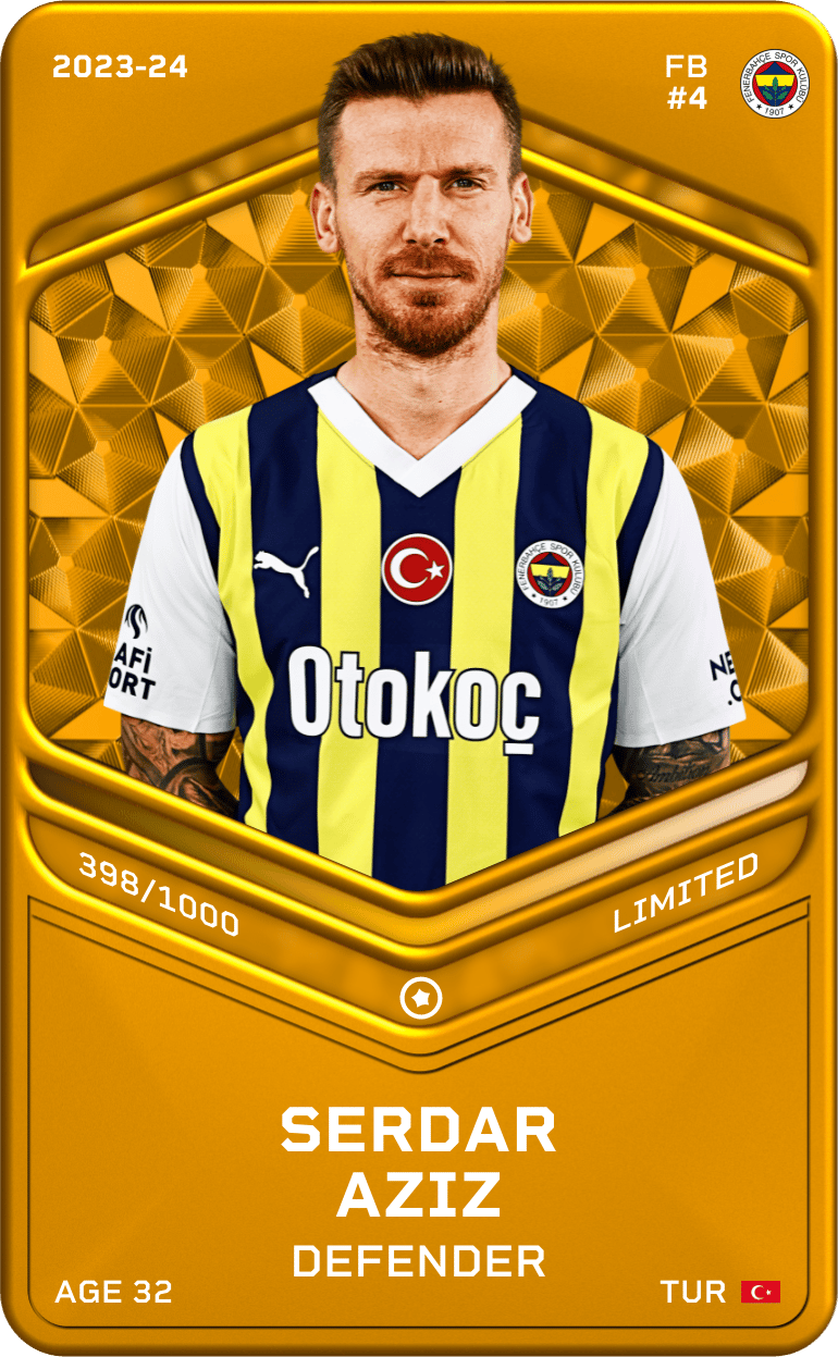 Serdar Aziz 2023-24 • Limited 398/1000