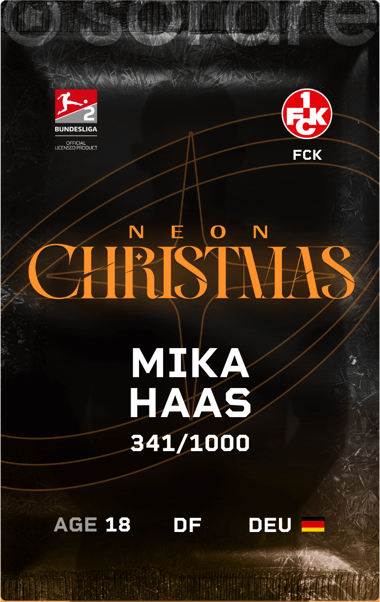 Mika Haas 2024-25 • Limited 341/1000