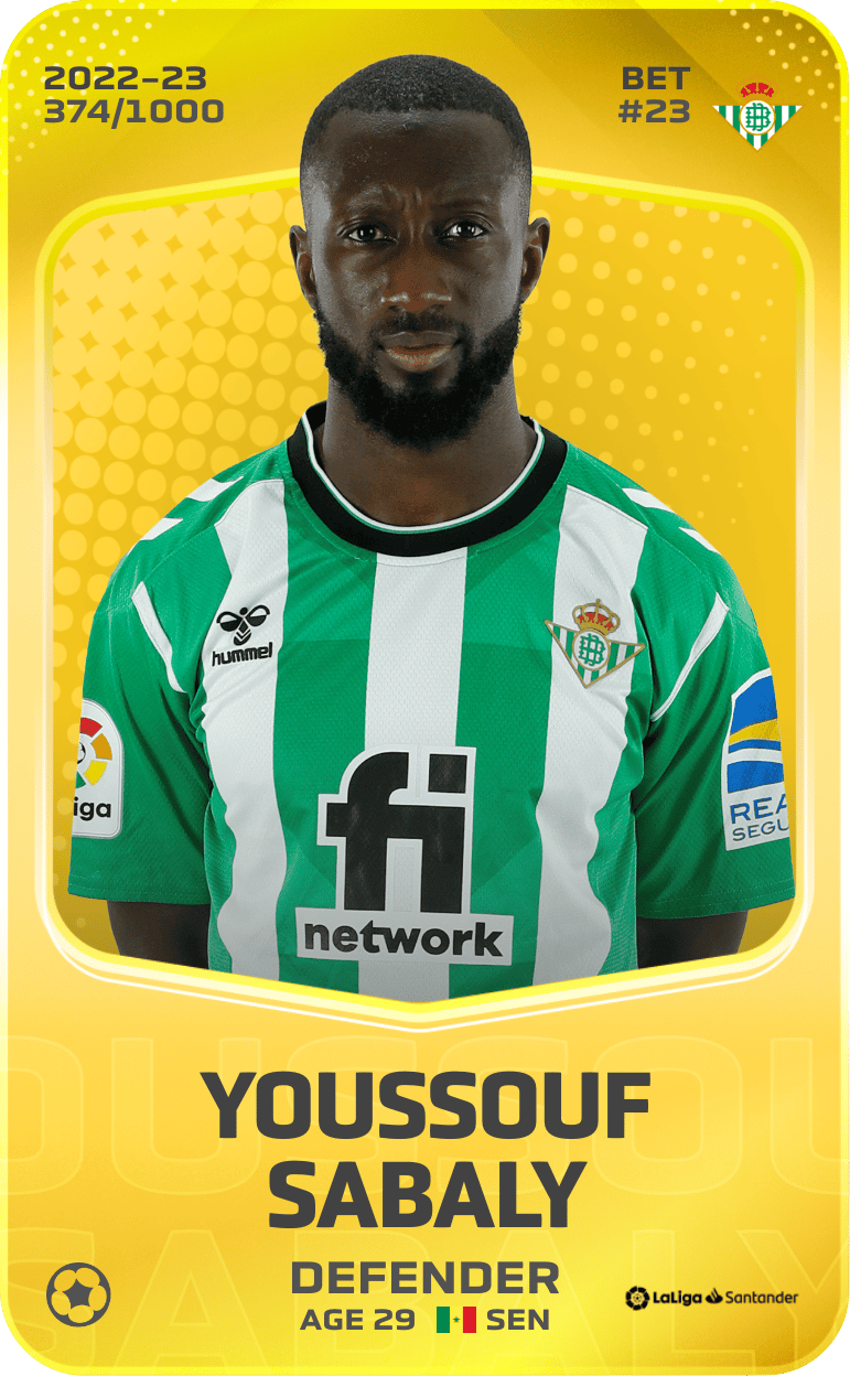 Youssouf Sabaly 2022-23 • Limited 374/1000
