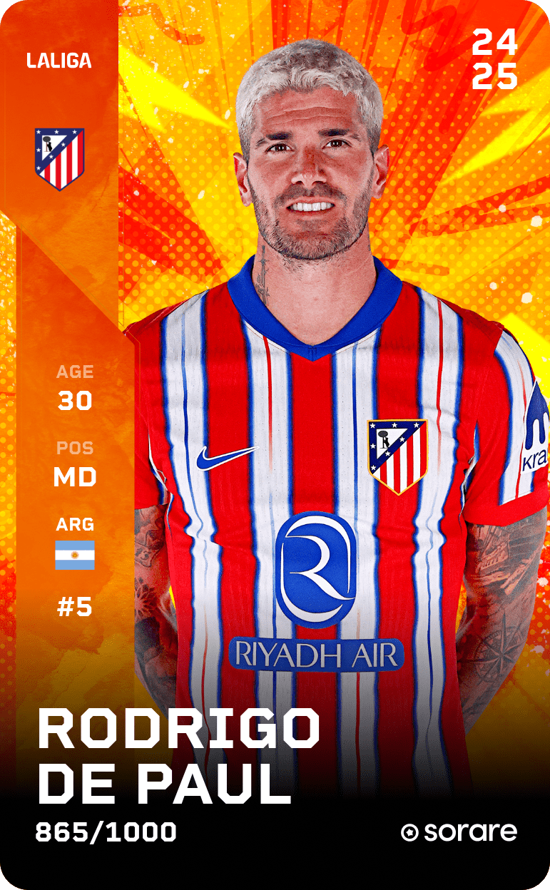 Rodrigo De Paul 2024-25 • Limited 865/1000