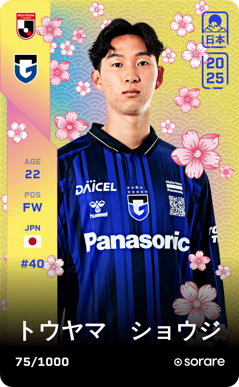 Shoji Toyama 2025-26 • Limited 75/1000