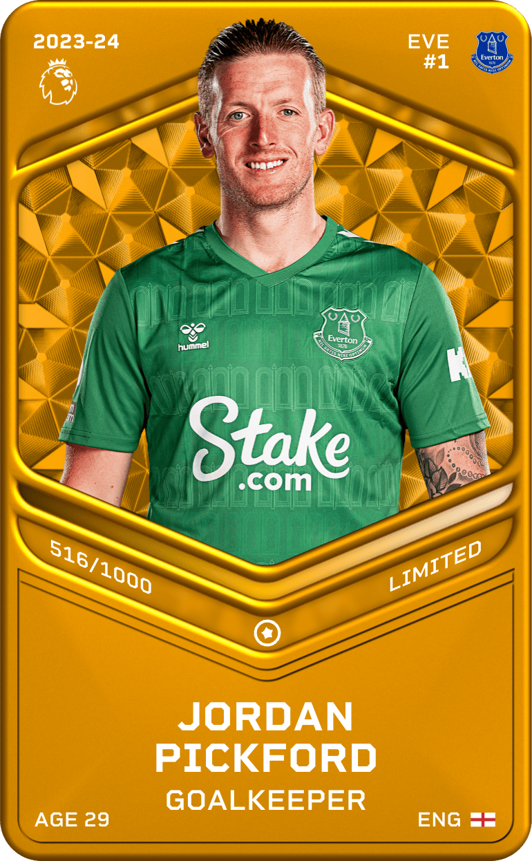 Jordan Pickford 2023-24 • Limited 516/1000