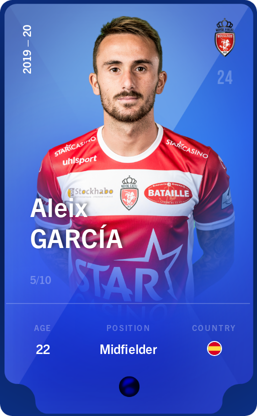 Sorare - Sorare Official - Aleix García 2019-20 • Super Rare 5/10 - NFT # 12217783854564122905400863947925737490468552594648490858838078946934638330501