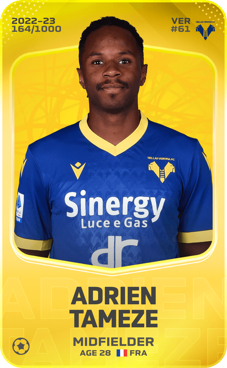 Adrien Tameze 2022-23 • Limited 164/1000