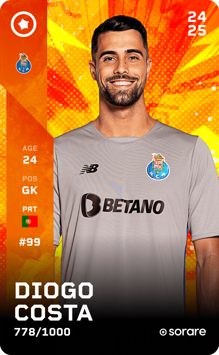 Diogo Costa 2024-25 • Limited 778/1000