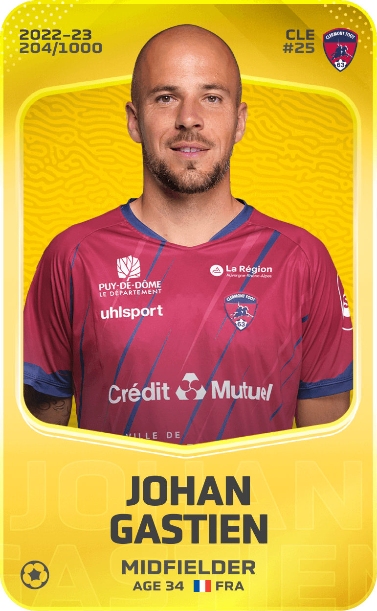 Johan Gastien 2022-23 • Limited 204/1000