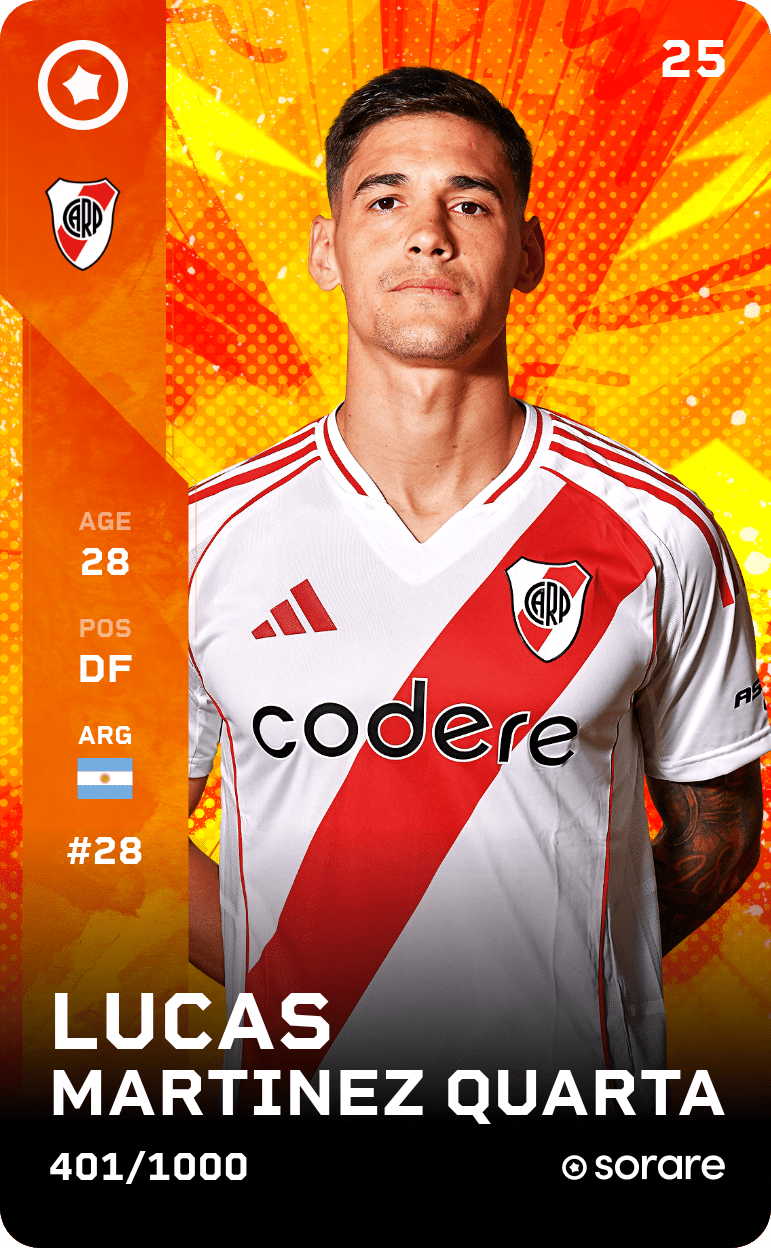 Lucas Martinez Quarta 2025-26 • Limited 401/1000