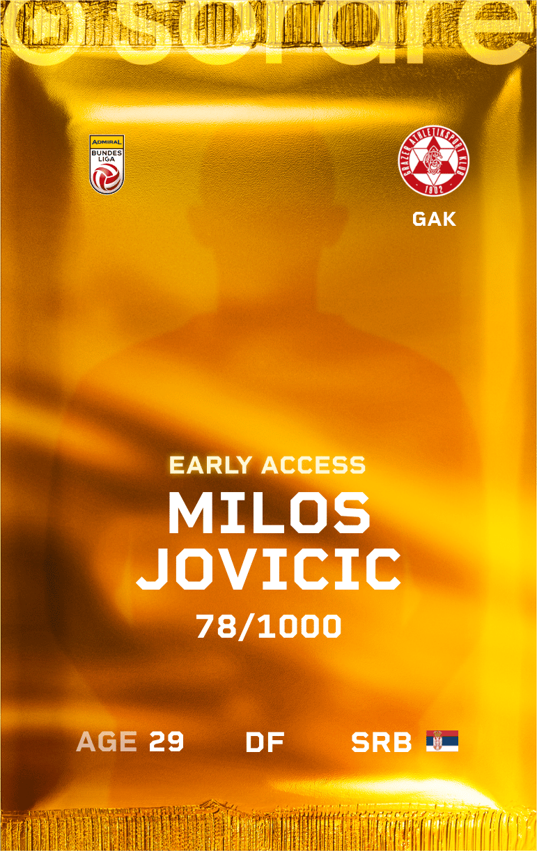 Milos Jovicic 2024-25 • Limited 78/1000