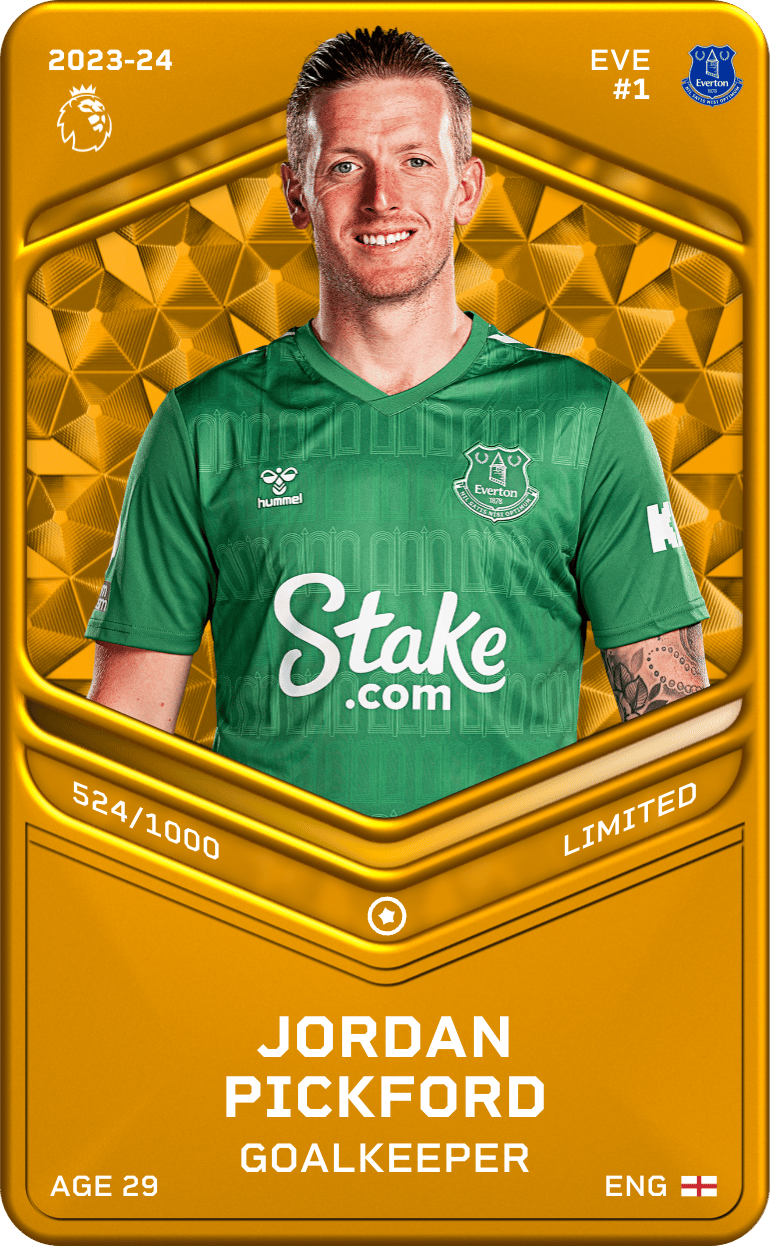 Jordan Pickford 2023-24 • Limited 524/1000