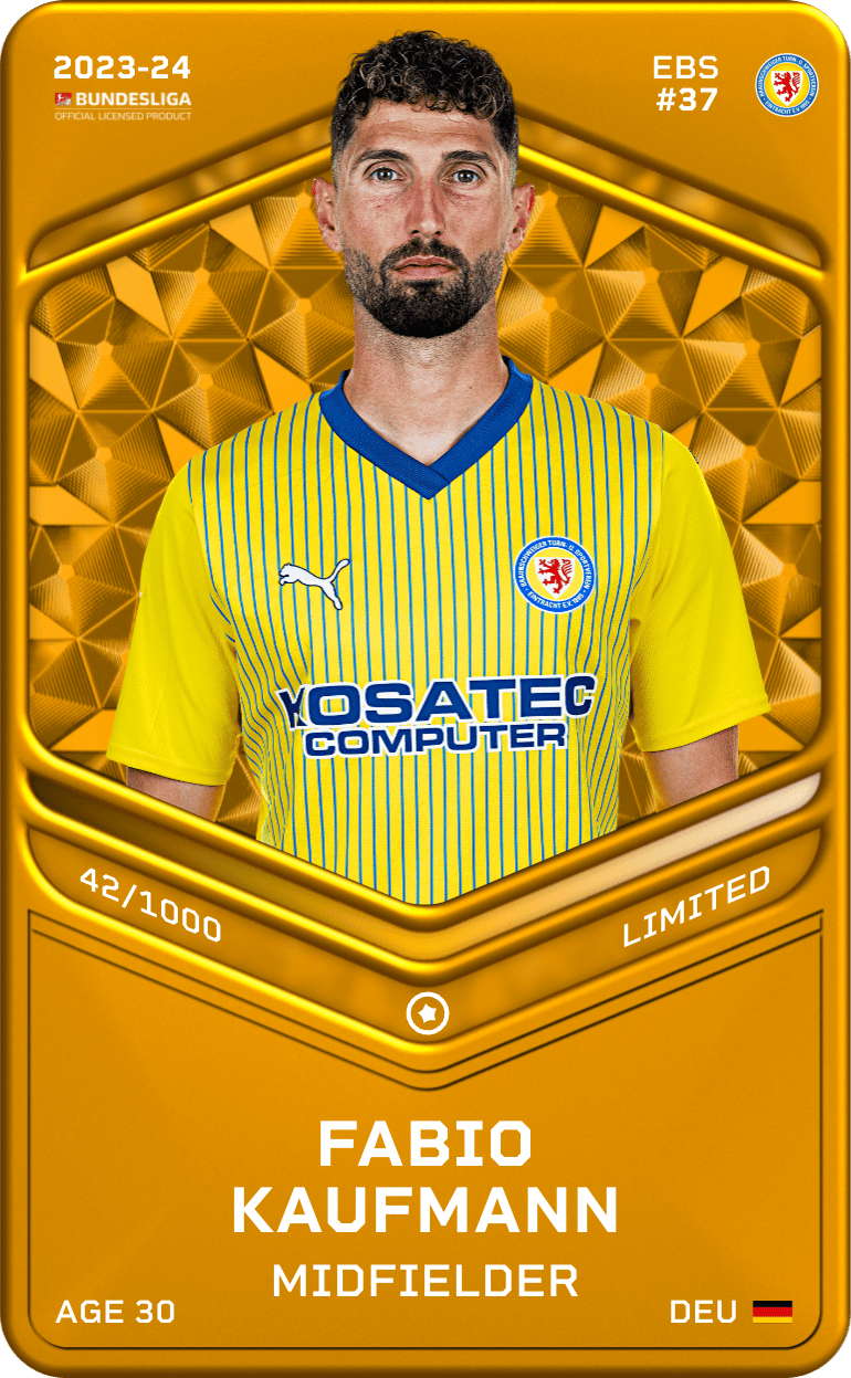 Fabio Kaufmann 2023-24 • Limited 42/1000
