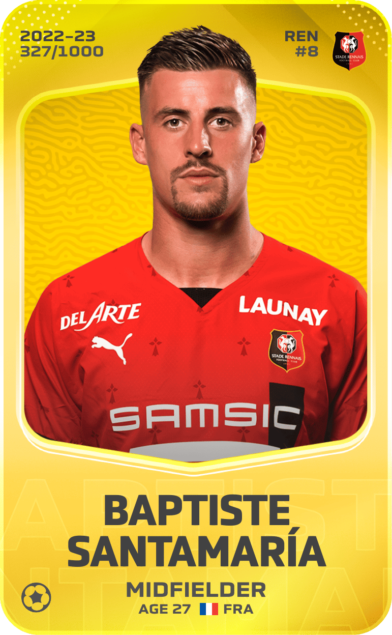 Baptiste Santamaría 2022-23 • Limited 327/1000