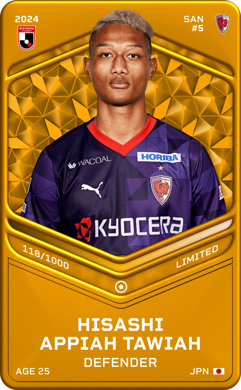 Hisashi Appiah Tawiah 2024-25 • Limited 118/1000