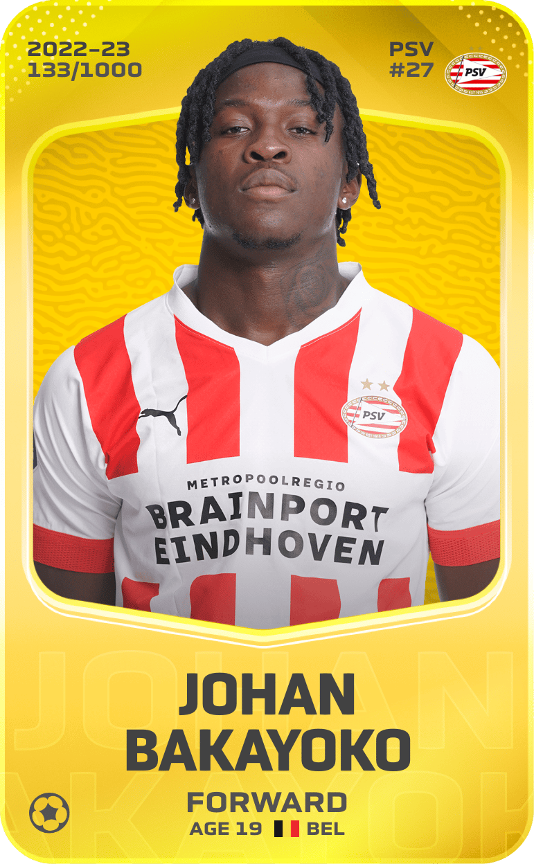 Johan Bakayoko 2022-23 • Limited 133/1000