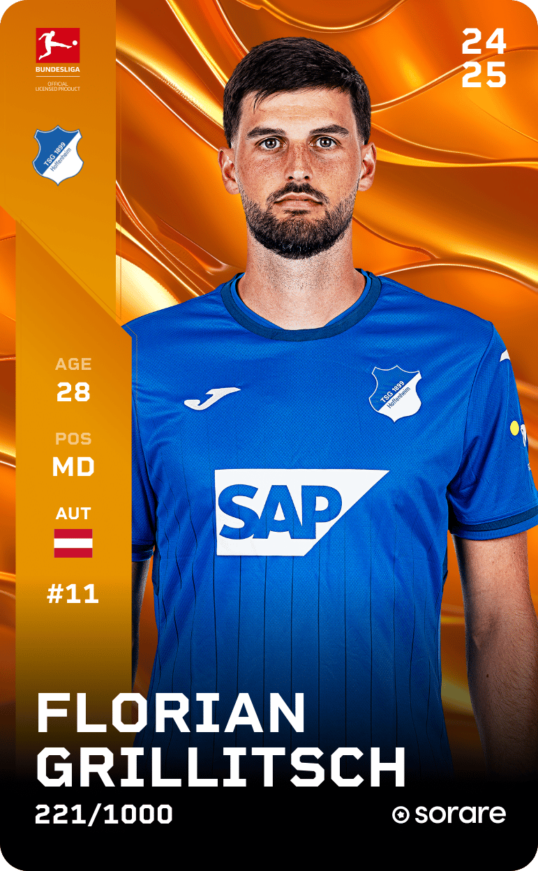 Florian Grillitsch 2024-25 • Limited 221/1000