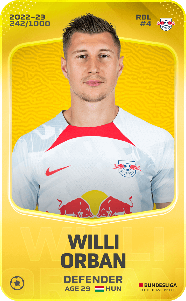 Willi Orban 2022-23 • Limited 242/1000