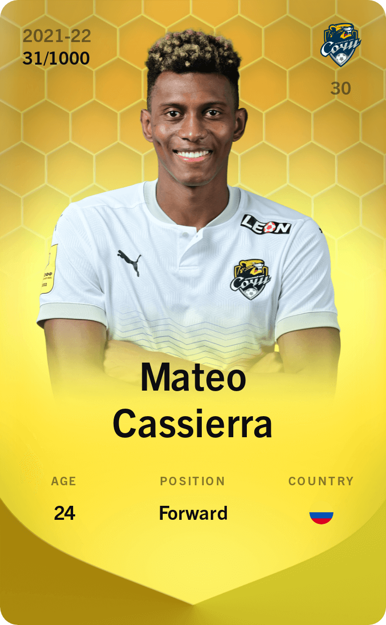Mateo Cassierra 2021-22 • Limited 31/1000