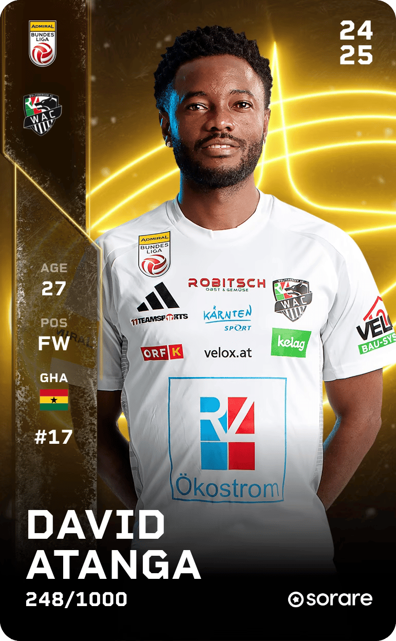 David Atanga 2024-25 • Limited 248/1000