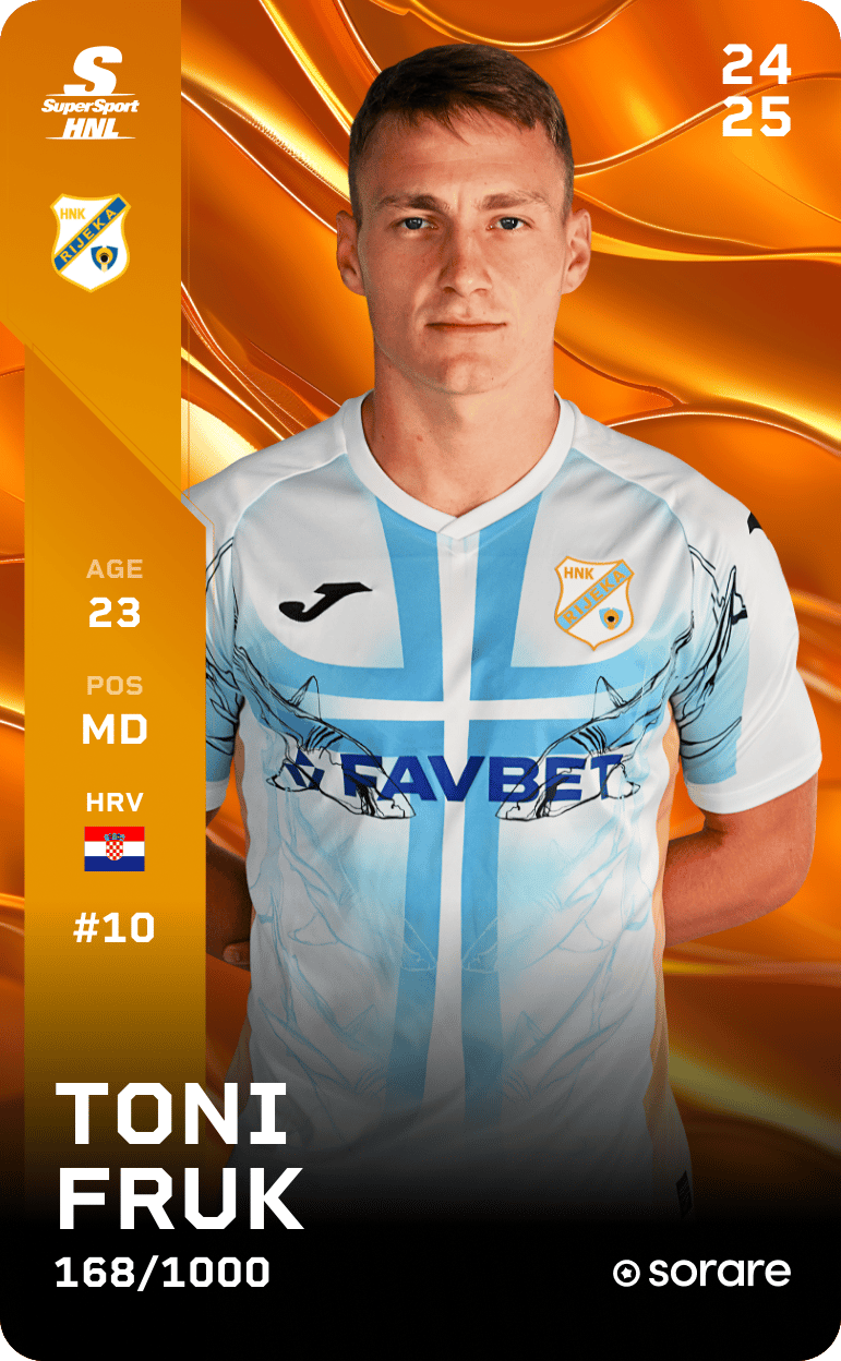 Toni Fruk 2024-25 • Limited 168/1000
